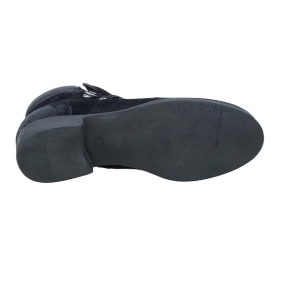 Miz Mooz Womens Black Leather Lace Up Steffy Ankle Bootie Sz 8.5 New - Picture 9 of 14